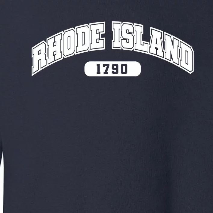 Rhode Island Collegiate Style 1790 Toddler Sweatshirt