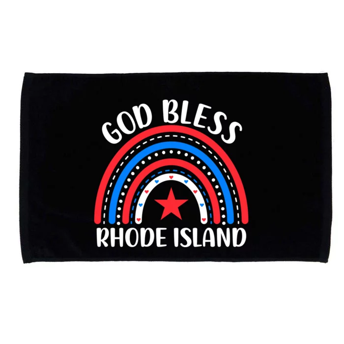 Rhode Island Cute Gift I Love Rhode Island Usa Funny Gift Microfiber Hand Towel