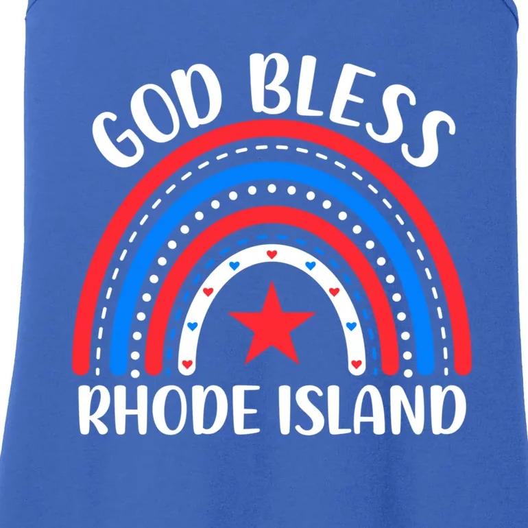 Rhode Island Cute Gift I Love Rhode Island Usa Funny Gift Ladies Essential Tank