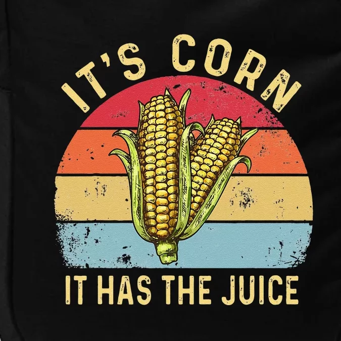 Retro It`s Corn It Has The Juice Funny Corn Trendy Impact Tech Backpack