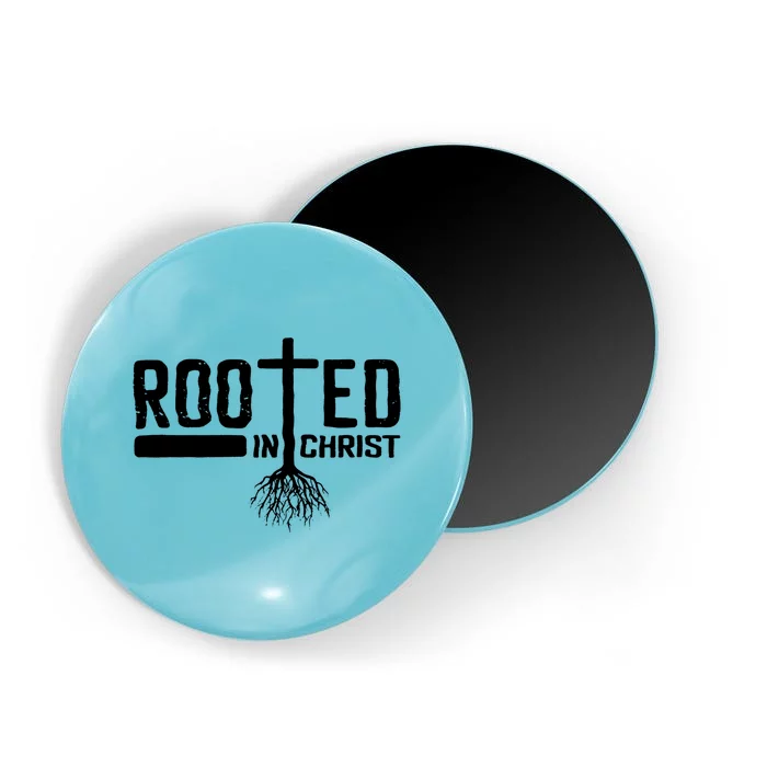 Rooted In Christ Religious Magnet