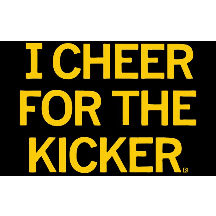 Retro I Cheer For The Kicker Football Cheerleaders Team Fan Bumper Sticker