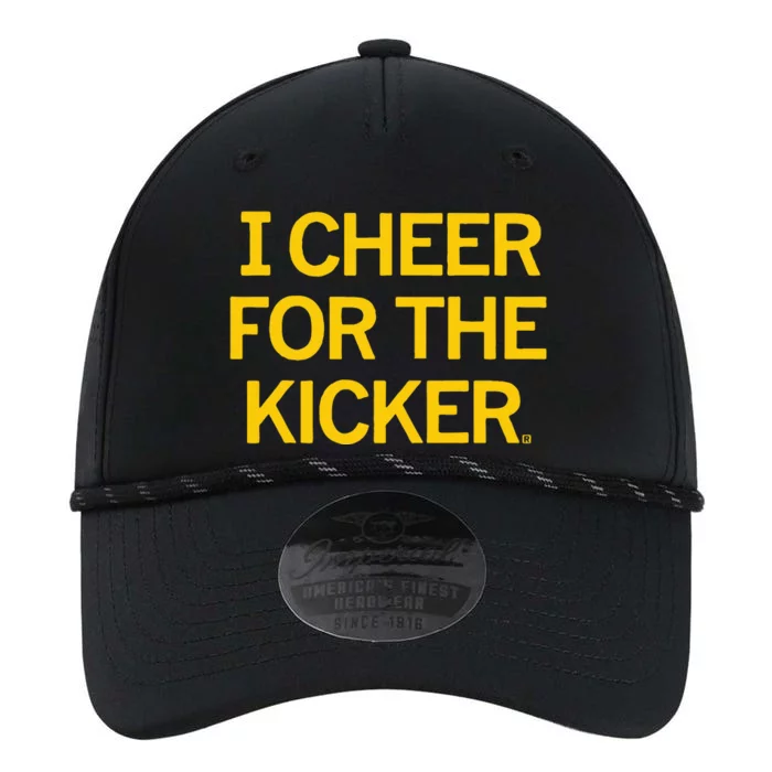 Retro I Cheer For The Kicker Football Cheerleaders Team Fan Performance The Dyno Cap