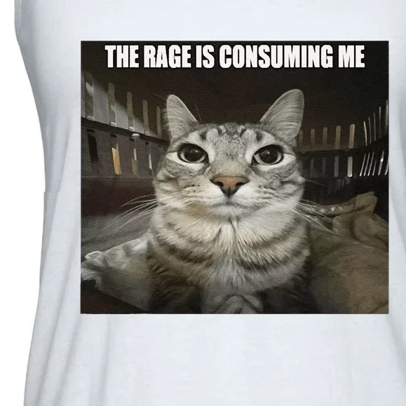 Rage Is Consuming Me Ladies Essential Flowy Tank