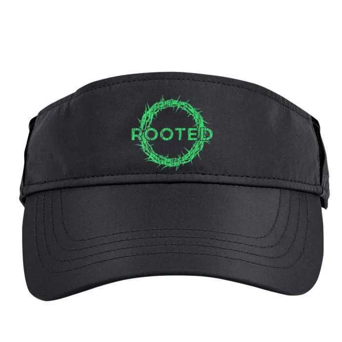 Rooted In Christ Having Your Roots Firmly In God Adult Drive Performance Visor