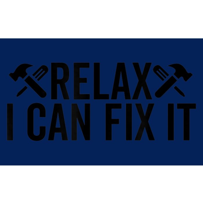 Relax I Can Fix It Funny Mechanic Handyman Repairman Humor Bumper Sticker