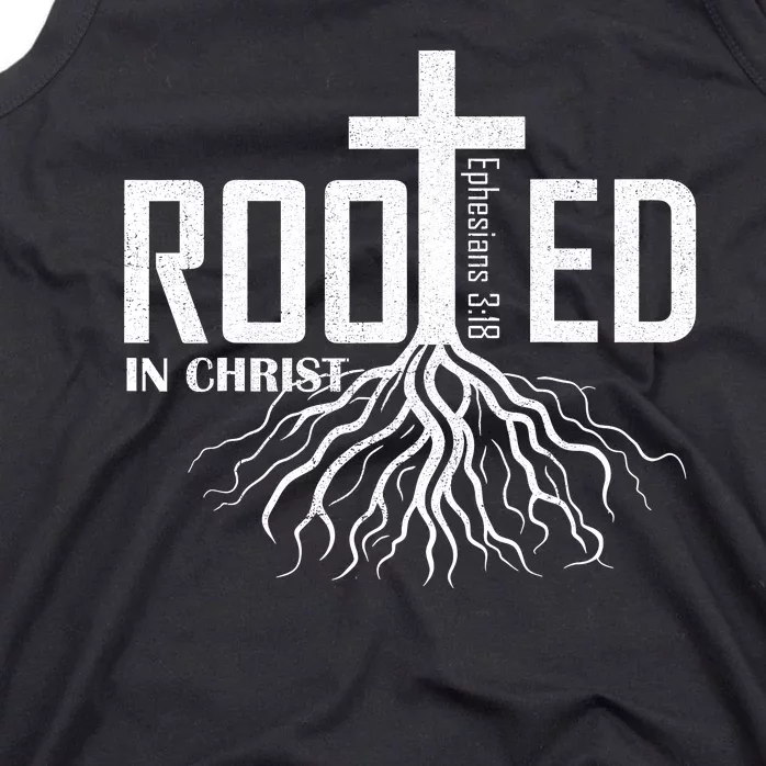 Rooted In Christ Christian Religious Christian Tank Top