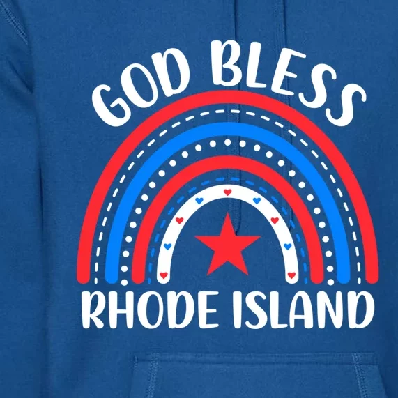 Rhode Island Cute Gift I Love Rhode Island Usa Great Gift Premium Hoodie