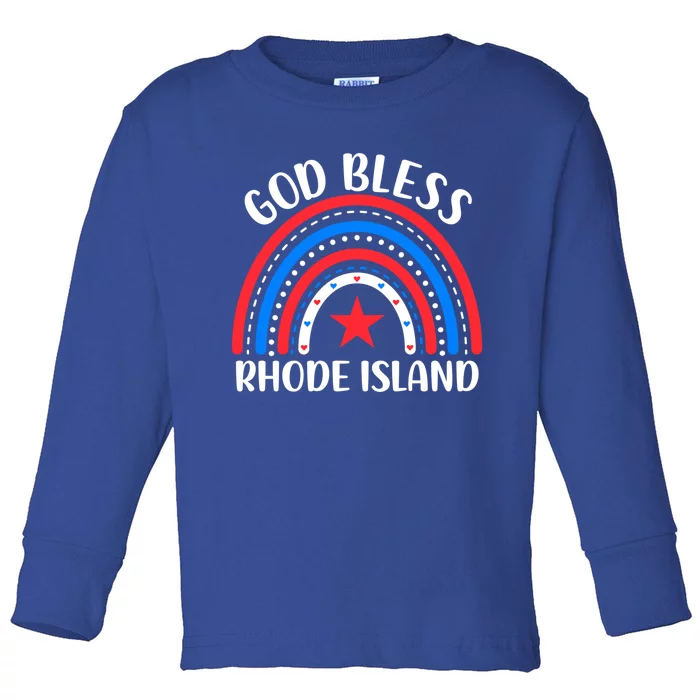 Rhode Island Cute Gift I Love Rhode Island Usa Great Gift Toddler Long Sleeve Shirt