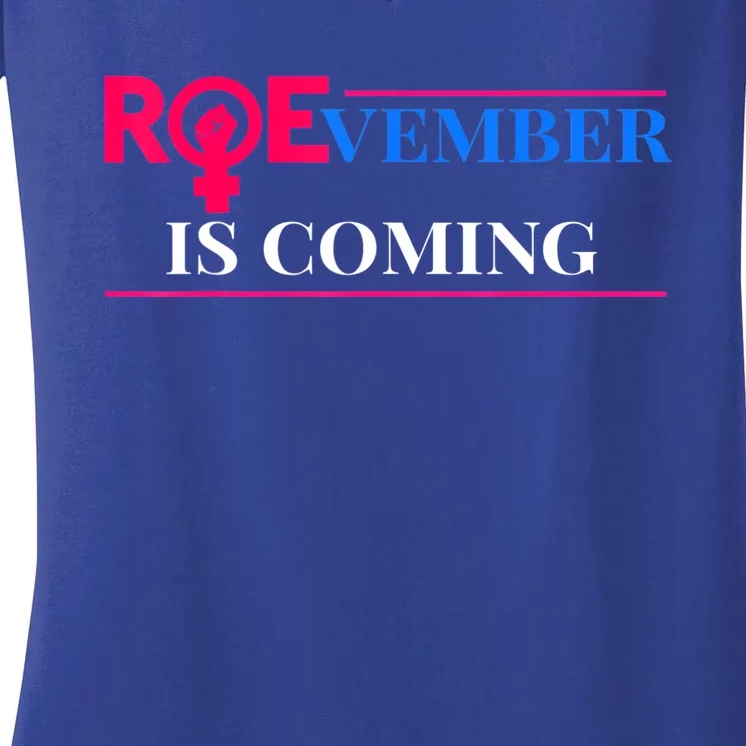 Roevember Is Coming Women's V-Neck T-Shirt