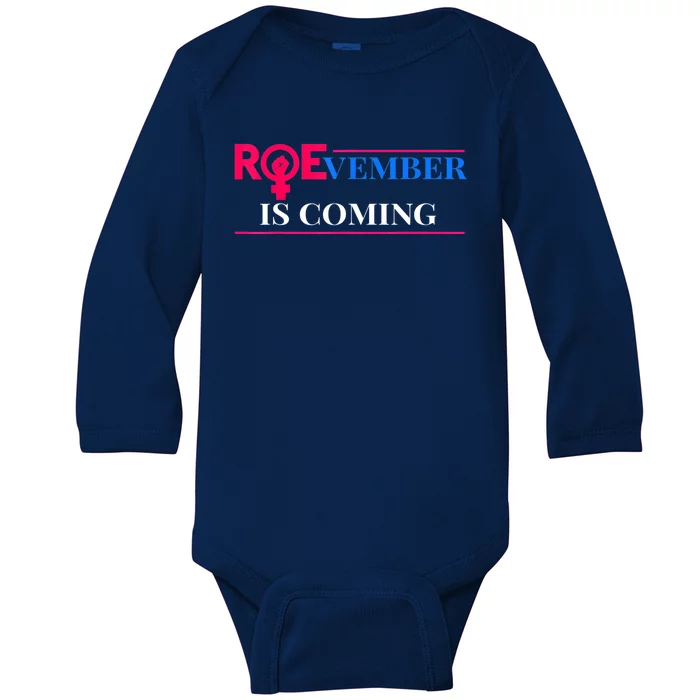 Roevember Is Coming Baby Long Sleeve Bodysuit