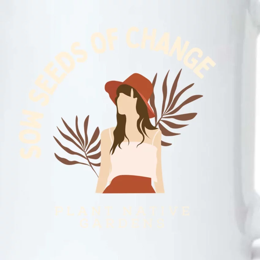 Rooted In Change: National Gardening Day Edition Gift Black Color Changing Mug