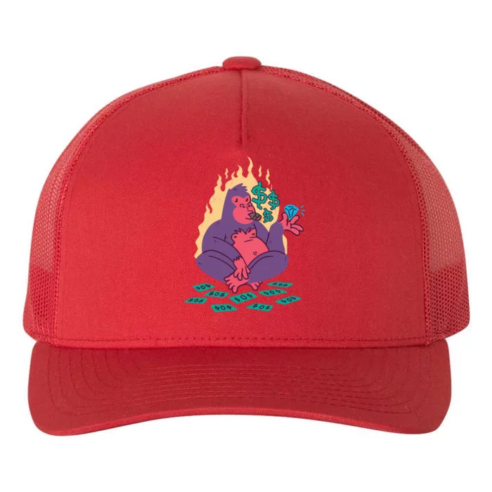 Rich Gorilla Yupoong Adult 5-Panel Trucker Hat