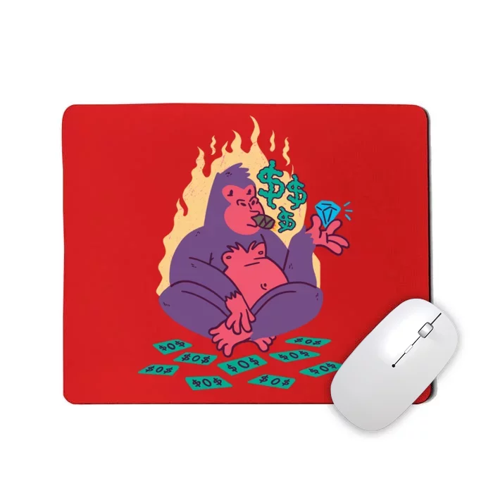 Rich Gorilla Mousepad