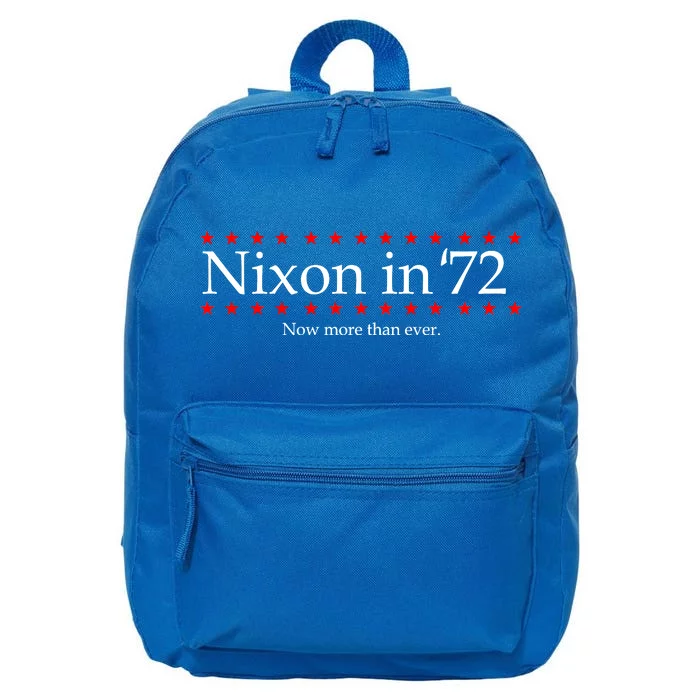 Richard Nixon in 72 Now More than Ever 16 in Basic Backpack