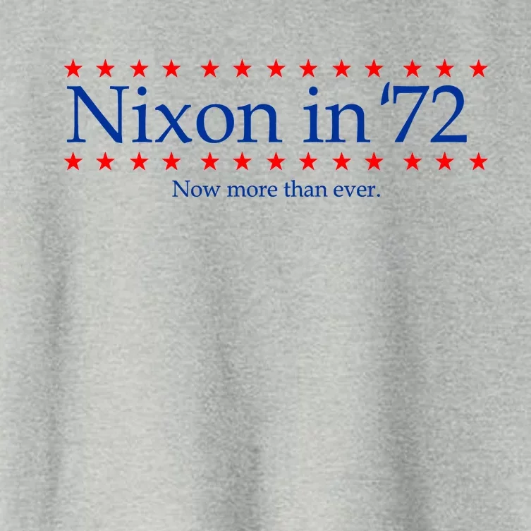 Richard Nixon in 72 Now More than Ever Women's Crop Top Tee