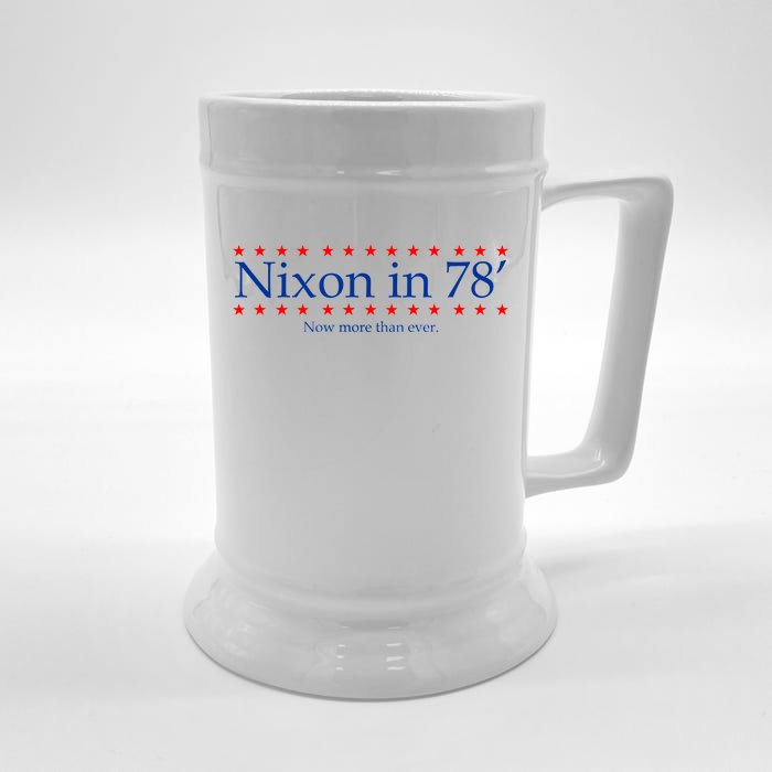 Richard Nixon in 78' 1978 Now More than Ever President Front & Back Beer Stein