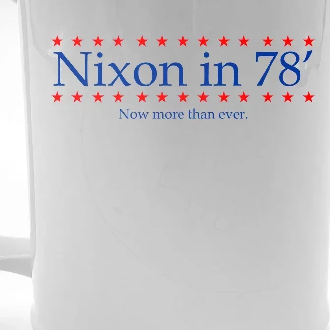 Richard Nixon in 78' 1978 Now More than Ever President Front & Back Beer Stein