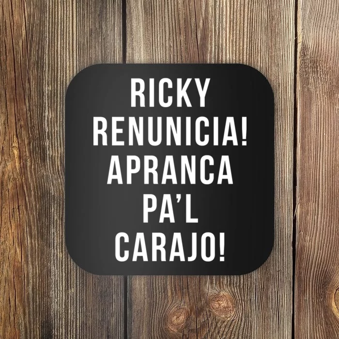 Ricky Renuncia Arranca Pa'l Carajo Coaster