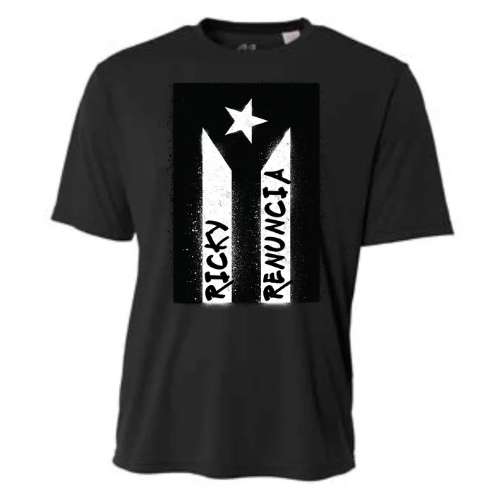 Ricky Renuncia Puerto Rico Flag Cooling Performance Crew T-Shirt