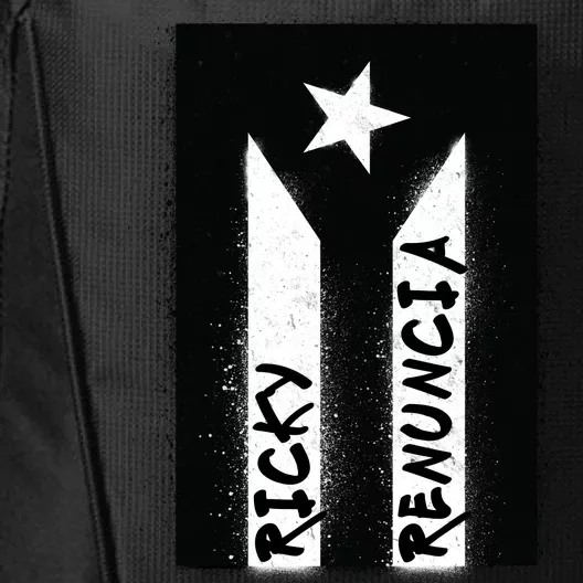 Ricky Renuncia Puerto Rico Flag City Backpack