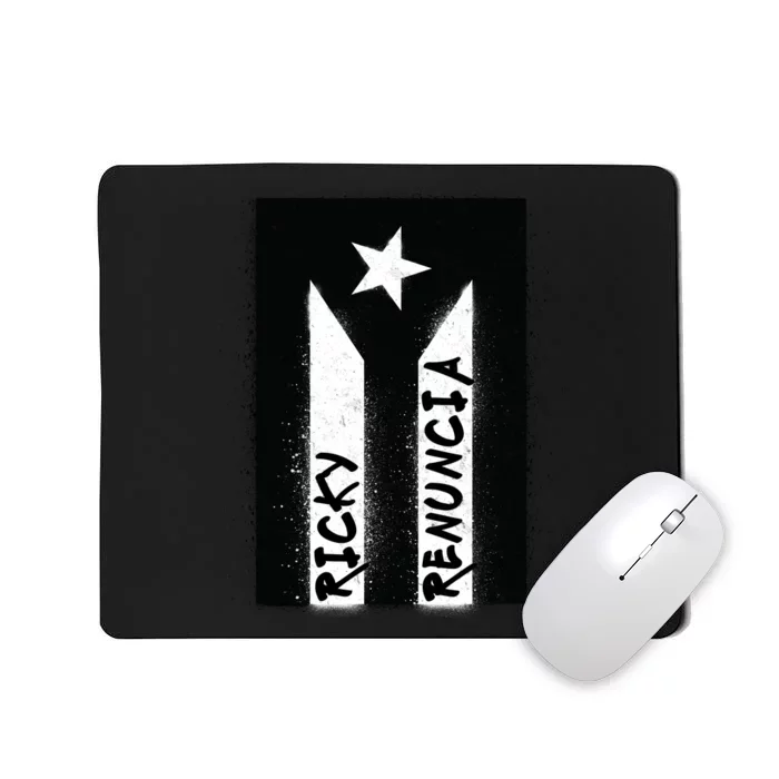 Ricky Renuncia Puerto Rico Flag Mousepad