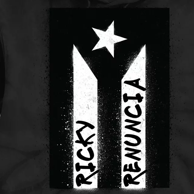 Ricky Renuncia Puerto Rico Flag Tie Dye Hoodie