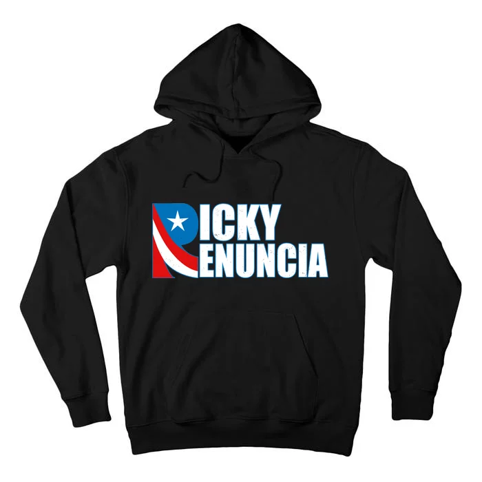 Ricky Renuncia Puerto Rico Star Logo Tall Hoodie