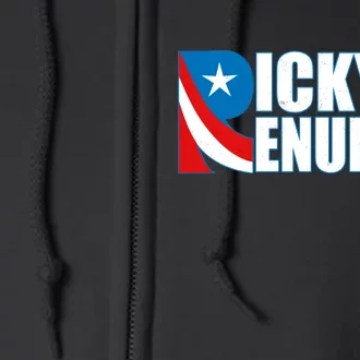 Ricky Renuncia Puerto Rico Star Logo Full Zip Hoodie