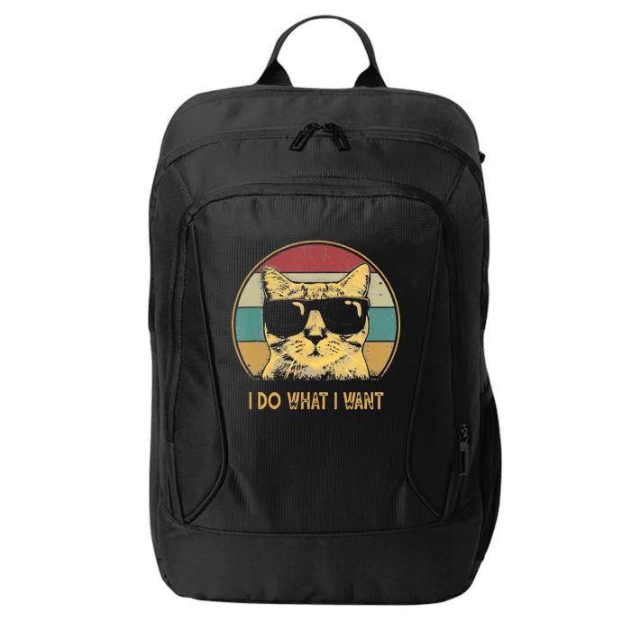 Retro I Do What I Want Cat City Backpack