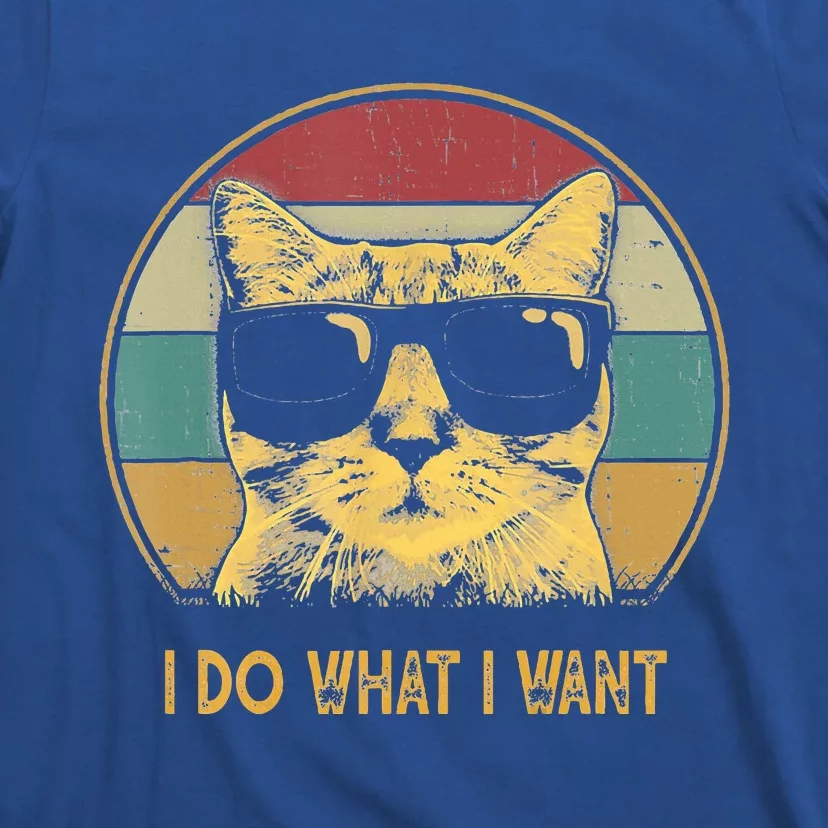 Retro I Do What I Want Cat T-Shirt