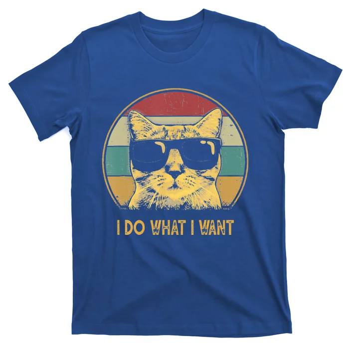 Retro I Do What I Want Cat T-Shirt