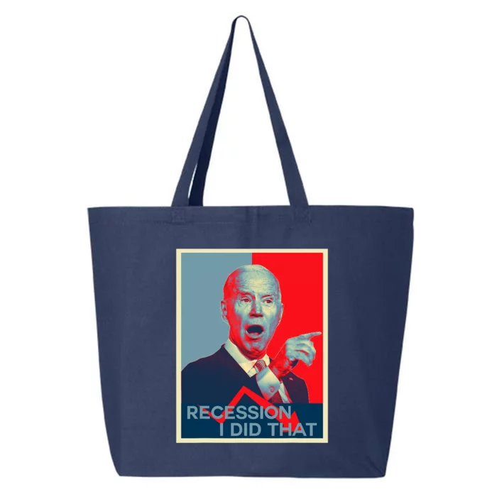 Recession I Did That Funny Joe Biden Meme Hope Style 25L Jumbo Tote