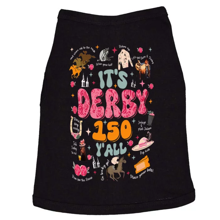 Retro Its Derby 150 Yall 150th Horse Racing Ky Derby Day Doggie Tank