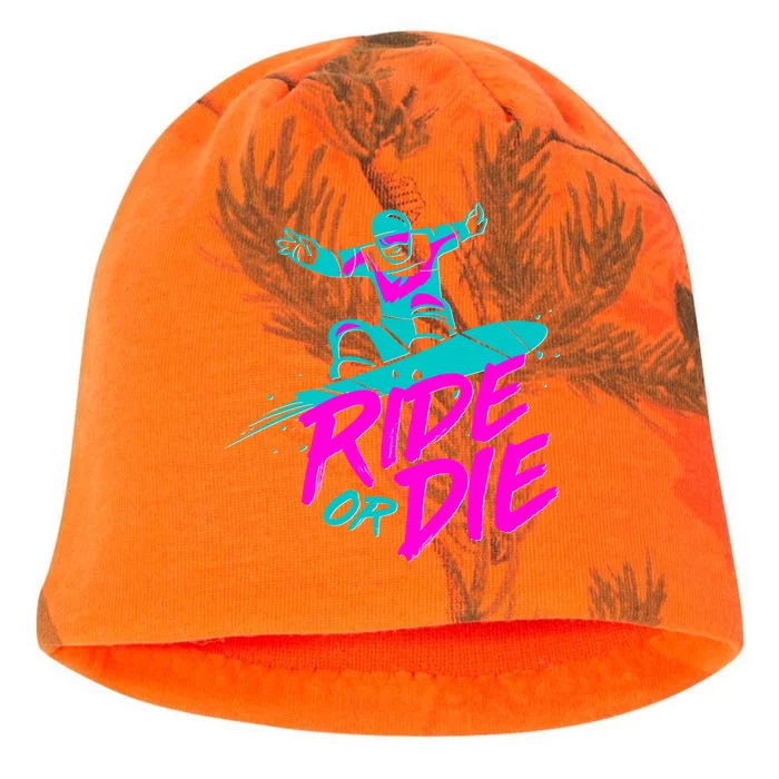 Ride Or Die Snow Boarding Kati - Camo Knit Beanie