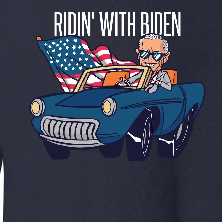 Riden With Biden Toddler Sweatshirt