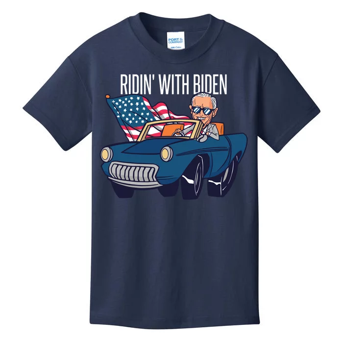 Riden With Biden Kids T-Shirt