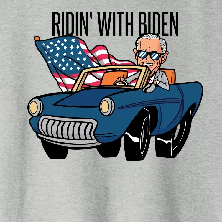 Riden With Biden Women's Crop Top Tee