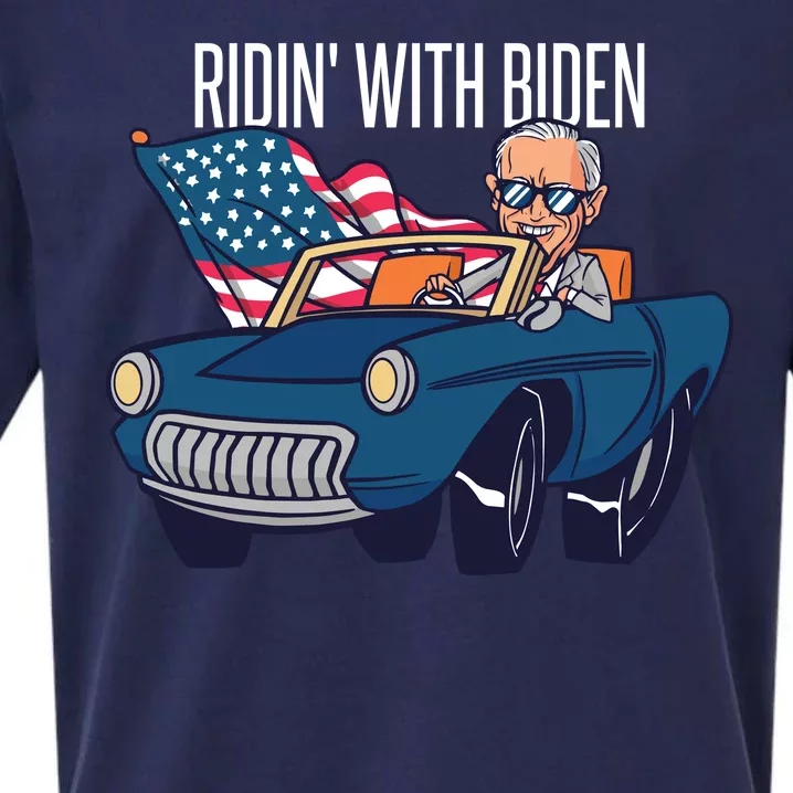 Riden With Biden Sueded Cloud Jersey T-Shirt