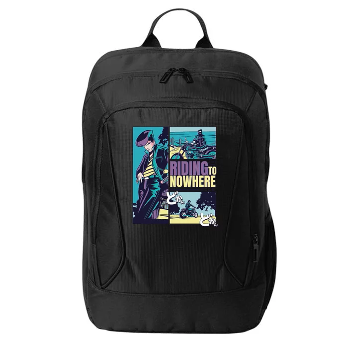 Riding Nowhere Anime City Backpack