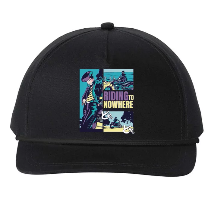 Riding Nowhere Anime Snapback Five-Panel Rope Hat