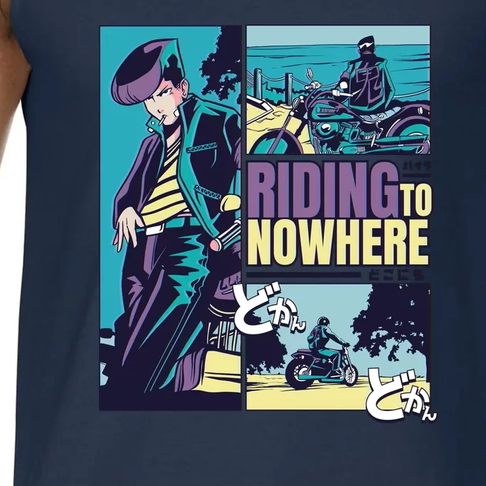 Riding Nowhere Anime Comfort Colors® Tank Top