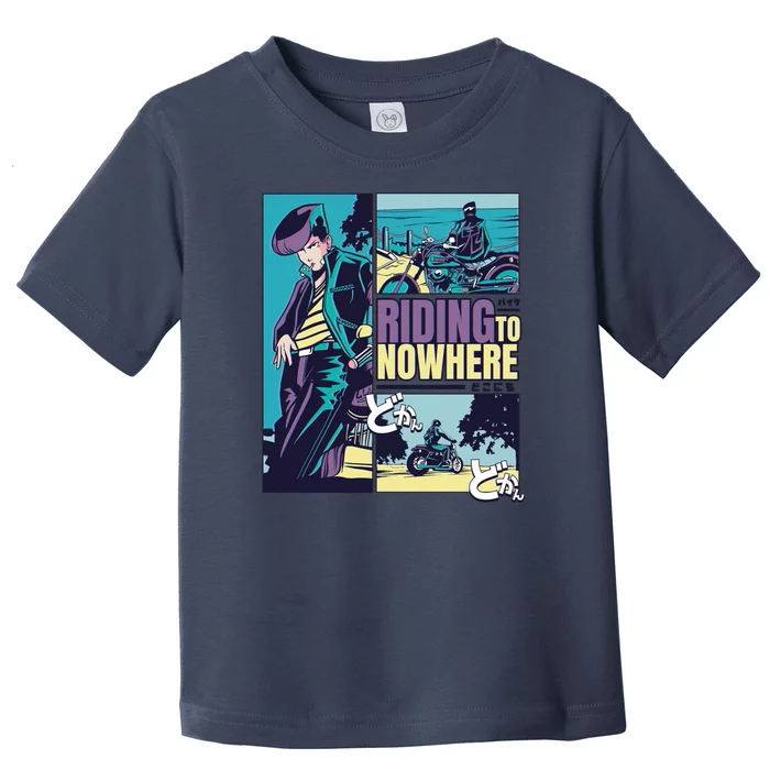 Riding Nowhere Anime Toddler T-Shirt