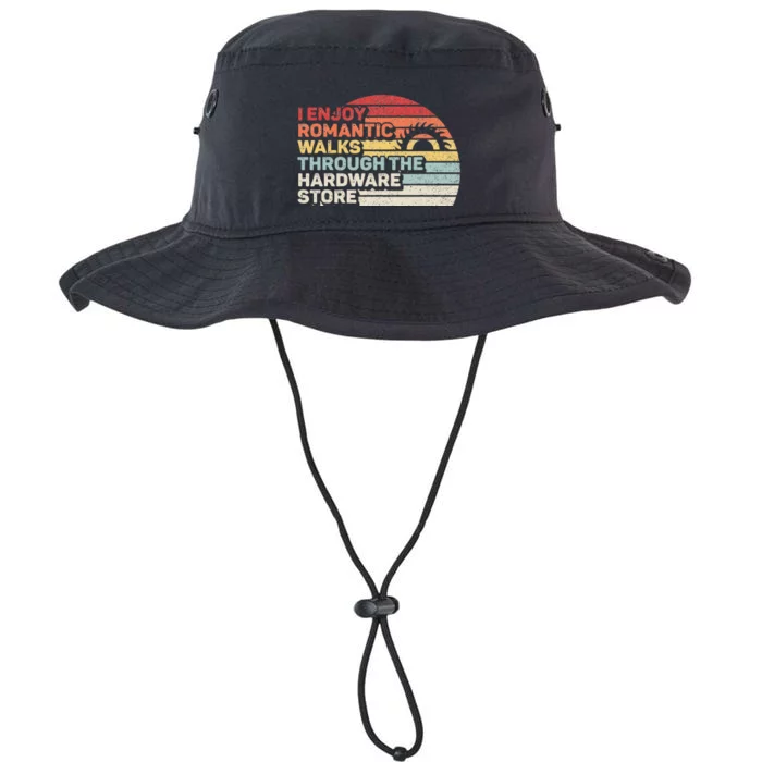 Retro I Enjoy Romantic Walks Through The Hardware Store Legacy Cool Fit Booney Bucket Hat