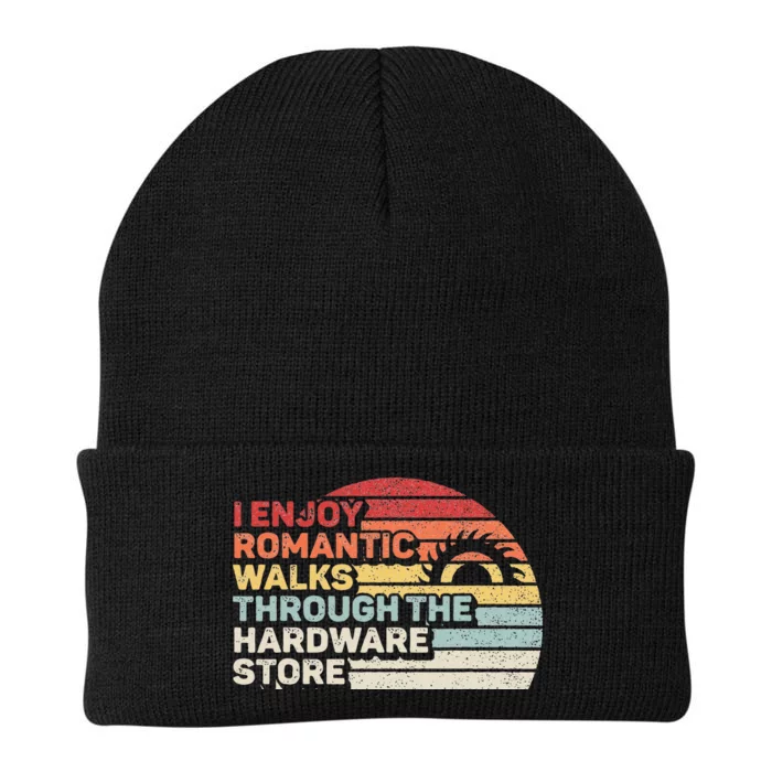 Retro I Enjoy Romantic Walks Through The Hardware Store Knit Cap Winter Beanie