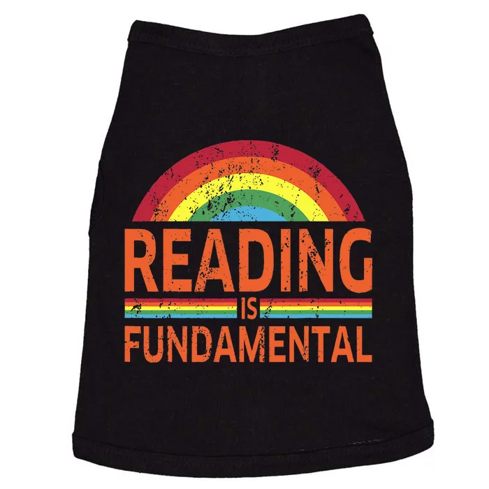 Reading Is Fundamental Poetry Bookworm And Book Reader Doggie Tank