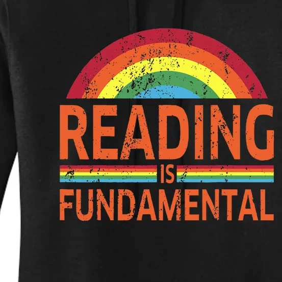 Reading Is Fundamental Poetry Bookworm And Book Reader Women's Pullover Hoodie