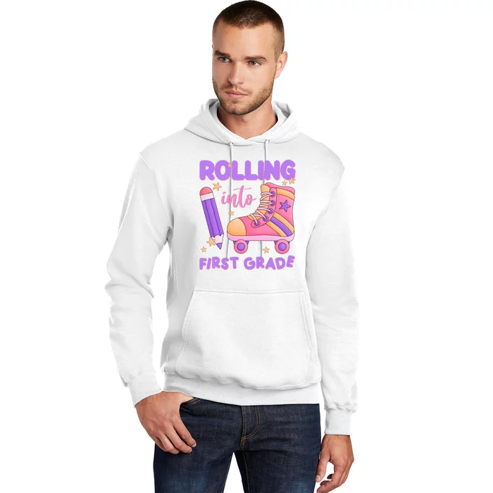 Rolling Into First Grade Cute Hoodie