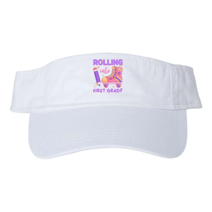 Rolling Into First Grade Cute Valucap Bio-Washed Visor