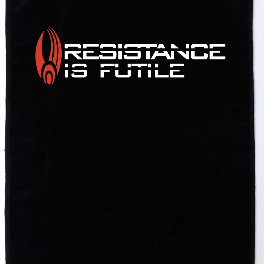 Resistance Is Futile Platinum Collection Golf Towel